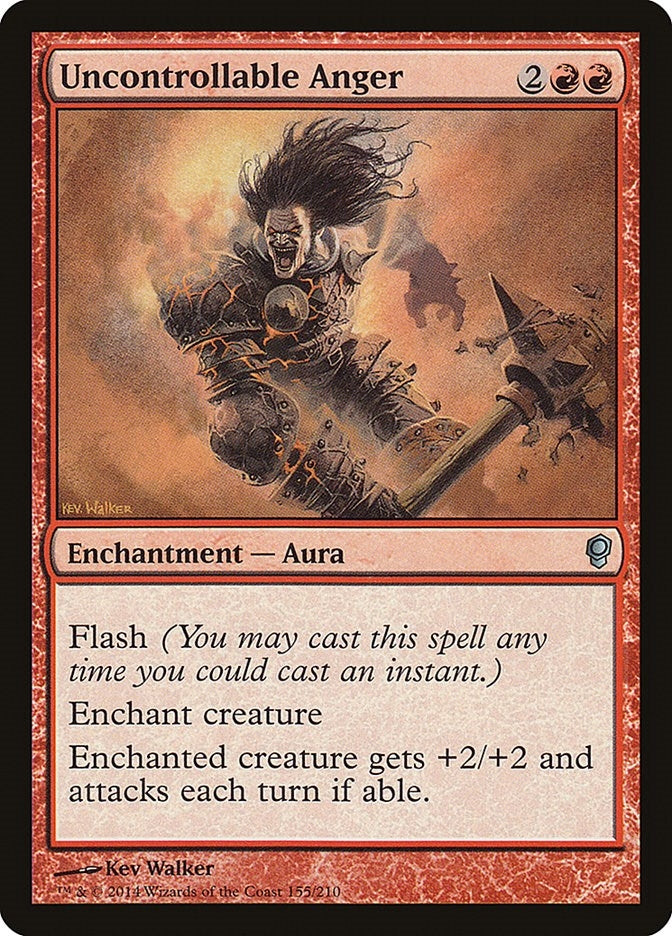 Uncontrollable Anger (155) [CNS] - MTG Single