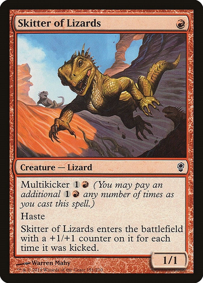 Skitter of Lizards (151) [CNS] - MTG Single