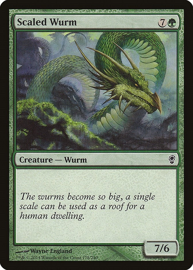 Scaled Wurm (178) [CNS] - MTG Single
