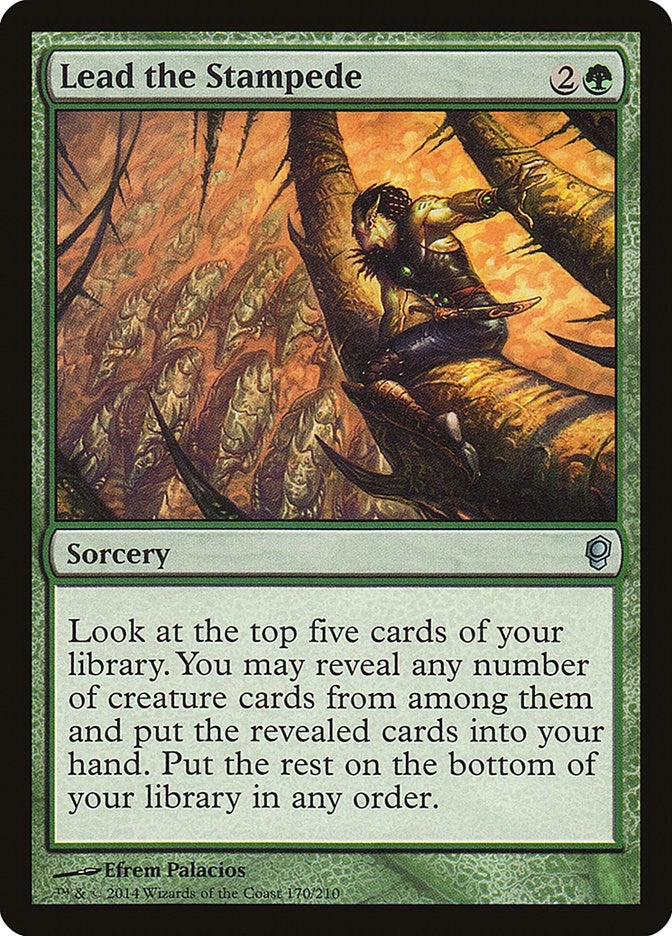 Lead the Stampede (170) [CNS] - MTG Single
