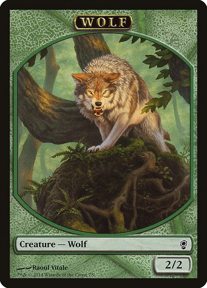 Wolf Token (0) [CNS] - MTG Single