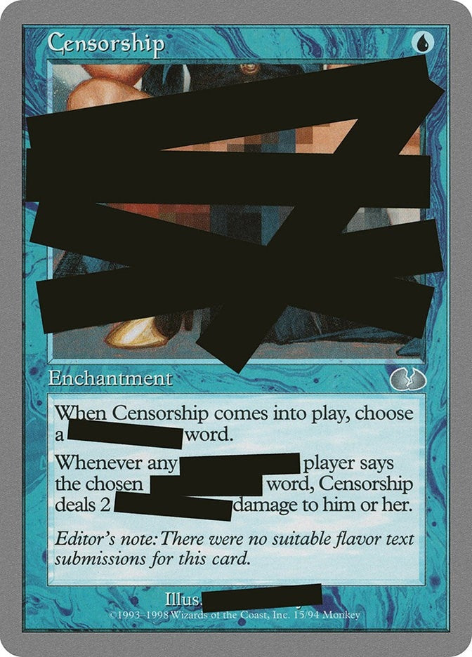 Censorship (15) [UGL] - MTG Single
