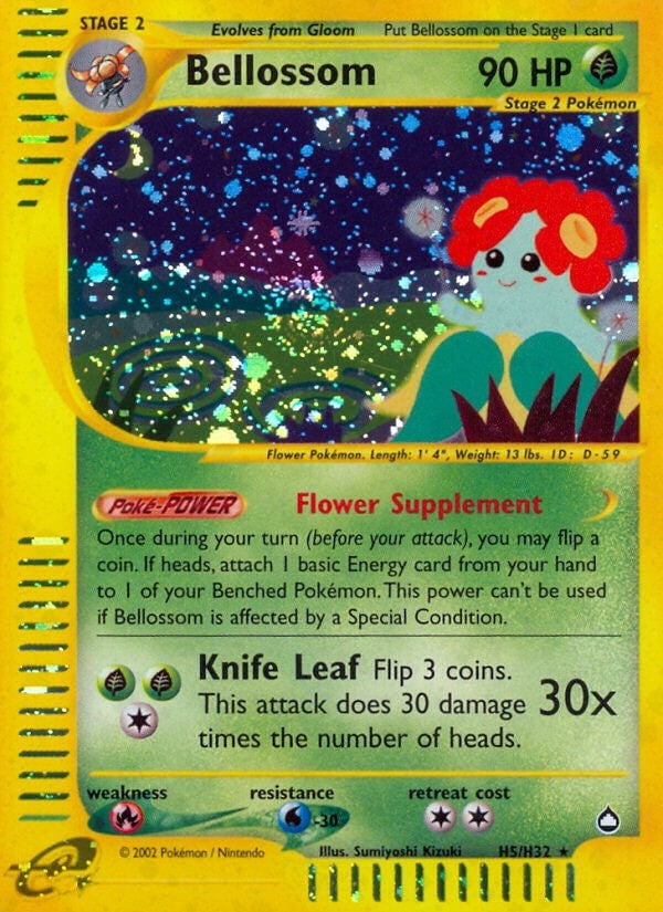 Image for Bellossom (H5) (H05/H32) [Aquapolis] - Pokemon