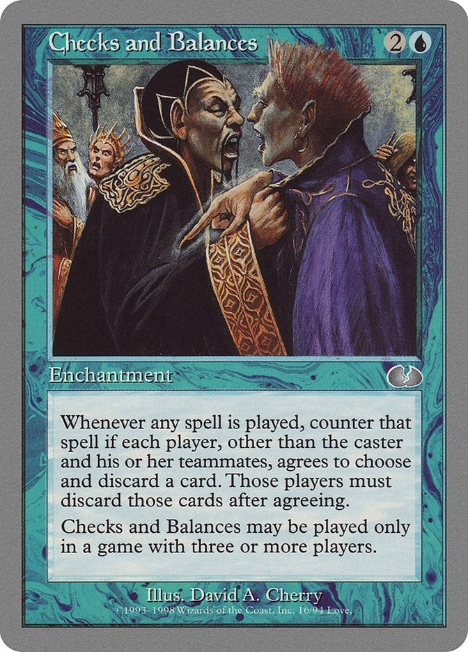 Checks and Balances (16) [UGL] - MTG Single