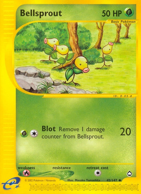 Image for Bellsprout (45) (045/147) [Aquapolis] - Pokemon