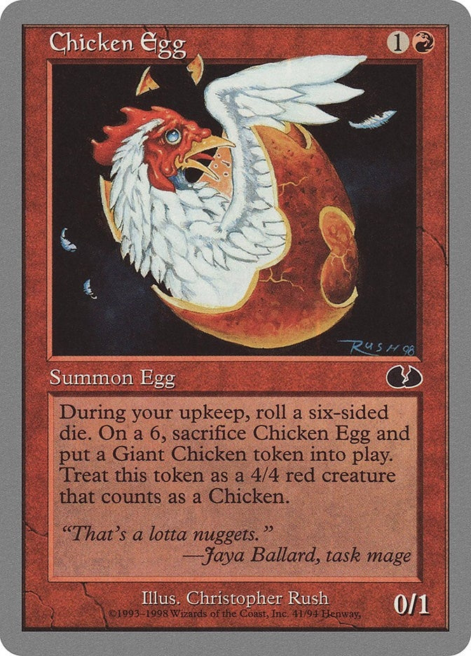 Chicken Egg (41) [UGL] - MTG Single