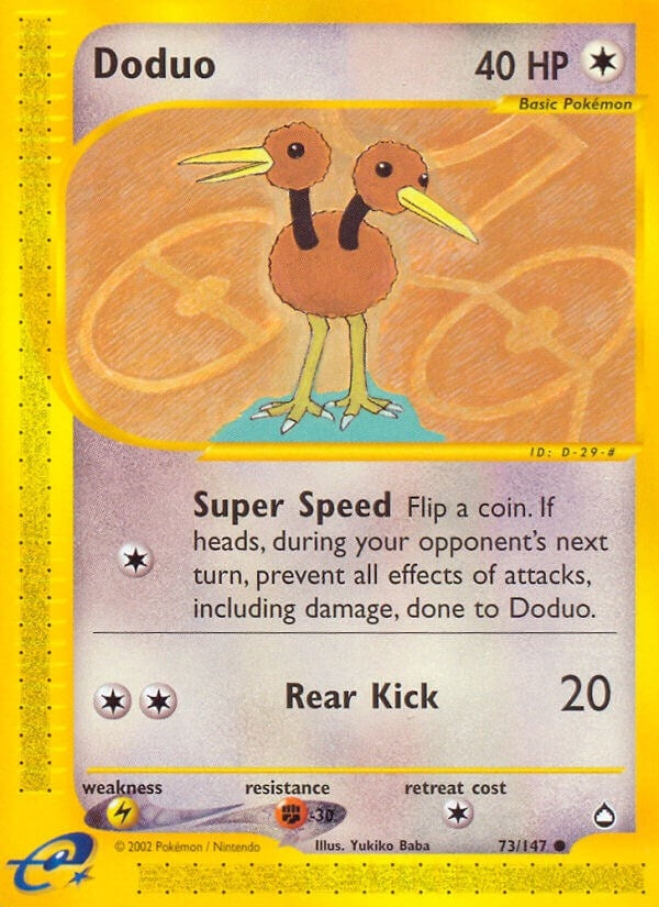 Image for Doduo (073/147) [Aquapolis] - Pokemon