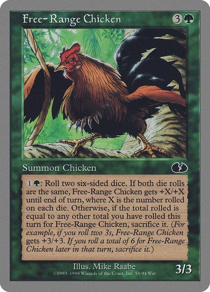Free-Range Chicken (58) [UGL] - MTG Single