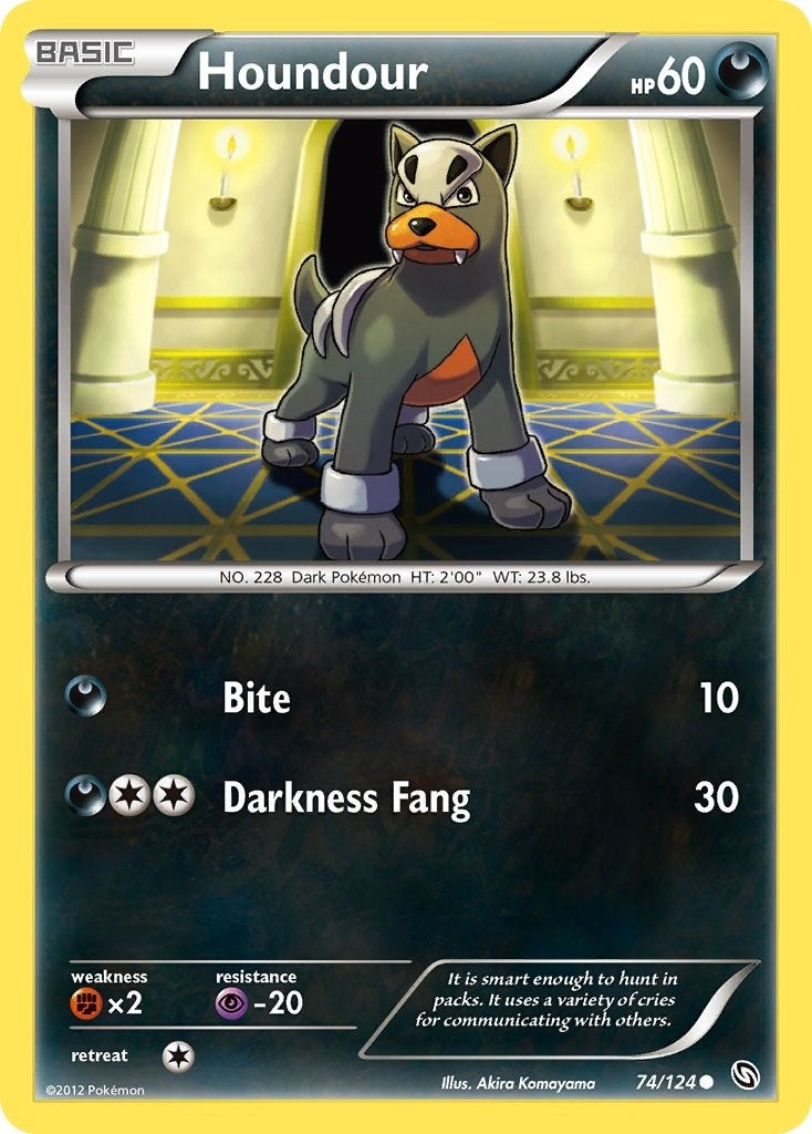 Image for Houndour (74/124) (Dragons Exalted) - Pokemon