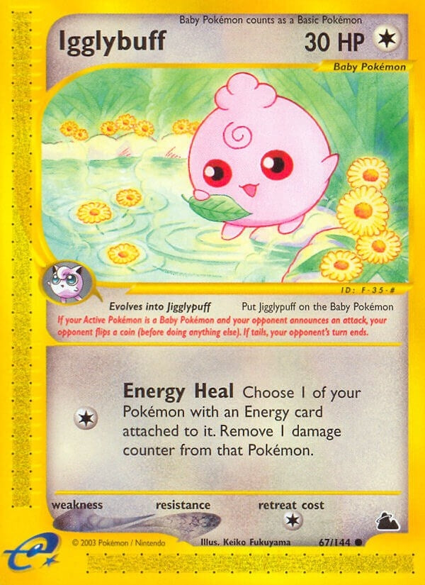 Image for Igglybuff (067/144) (Skyridge) - Pokemon