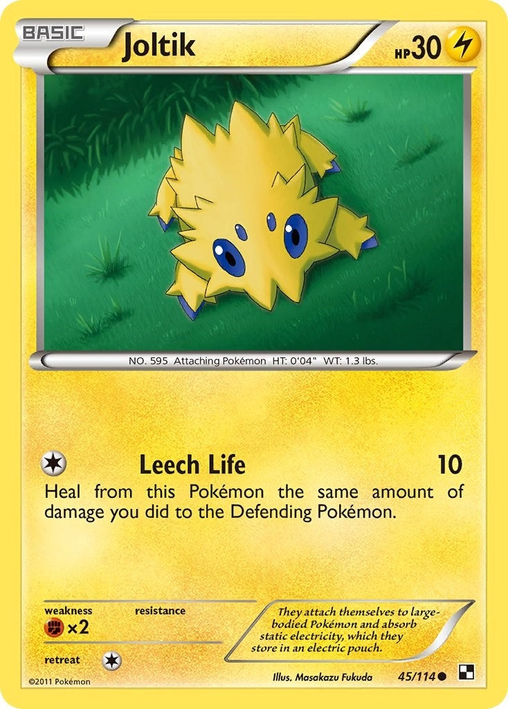 Image for Joltik (45) (45/114) (Black and White) - Pokemon