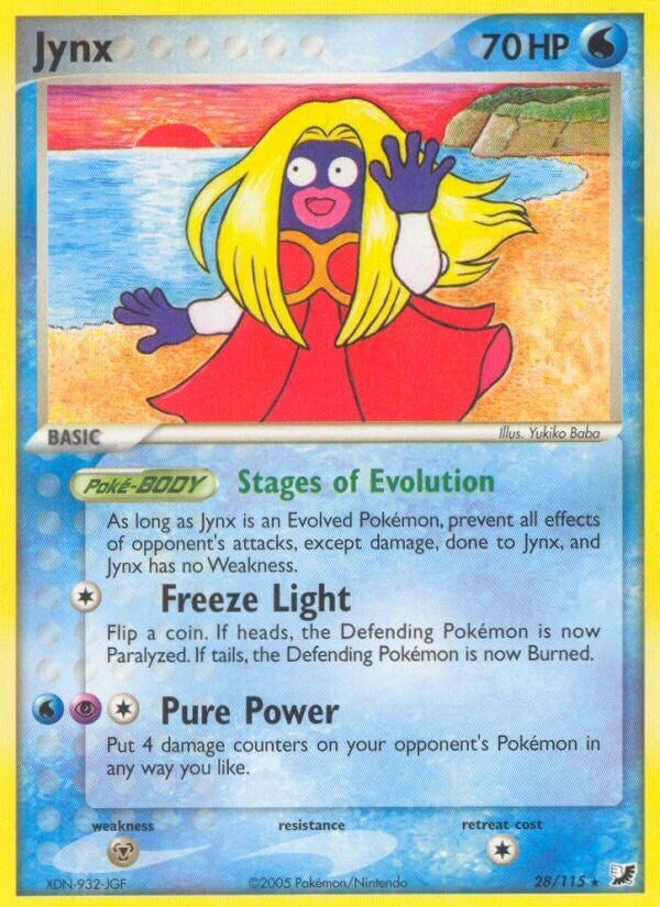Image for Jynx (28/115) (Unseen Forces) - Pokemon