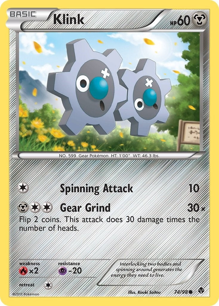 Image for Klink (74/98) (Emerging Powers) - Pokemon