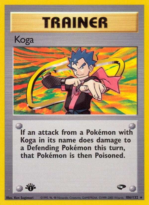 Image for Koga (106) (106/132) (Gym Challenge) - Pokemon