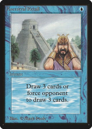 Ancestral Recall [LEB] - MTG Single