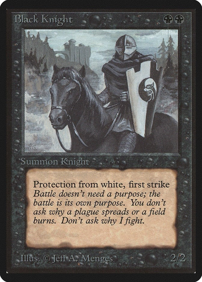 Black Knight [LEB] - MTG Single