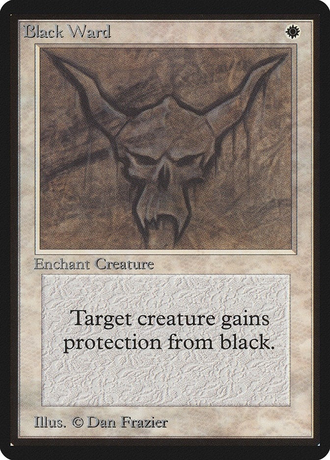 Black Ward [LEB] - MTG Single