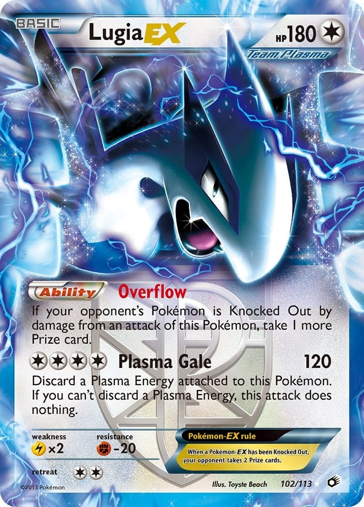 Image for Lugia EX (Team Plasma) (102/113) (Legendary Treasures) - Pokemon