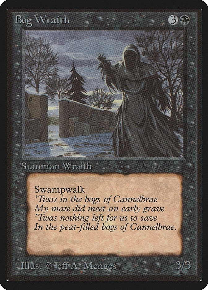 Bog Wraith [LEB] - MTG Single