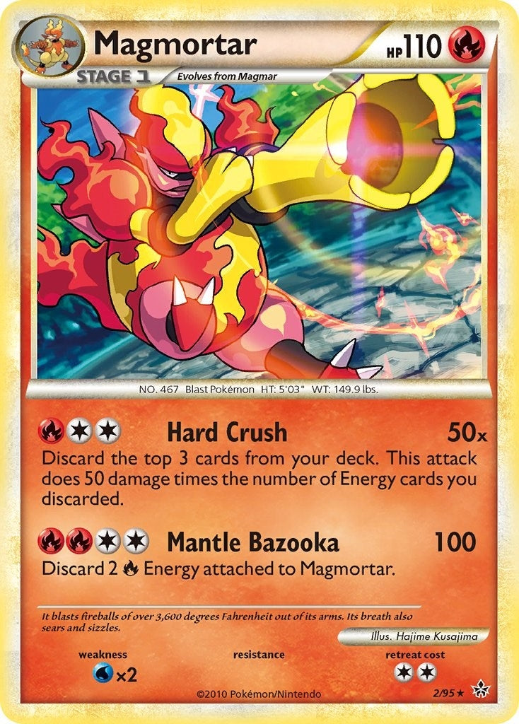 Image for Magmortar (2/95) (Unleashed) - Pokemon