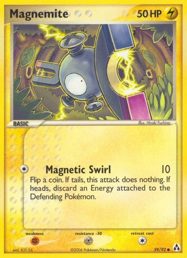 Image for Magnemite (59/92) (Legend Maker) - Pokemon