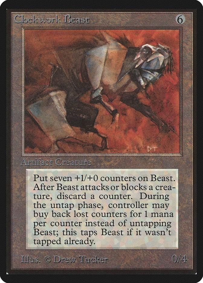 Clockwork Beast [LEB] - MTG Single