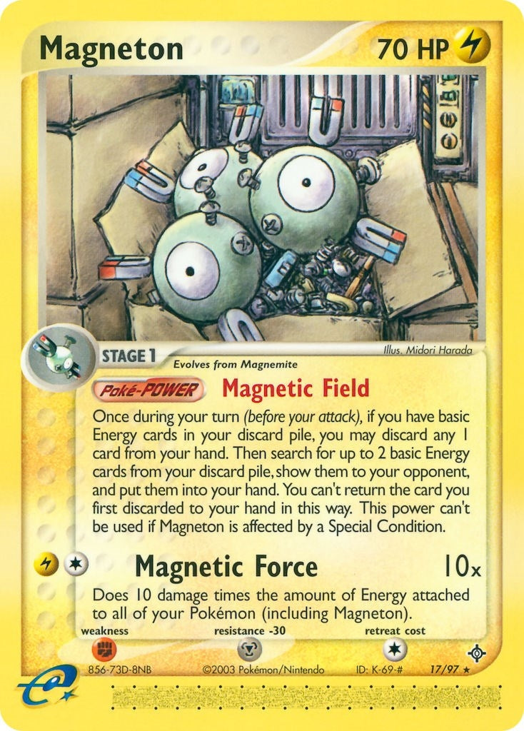 Image for Magneton (17/97) (Dragon) - Pokemon