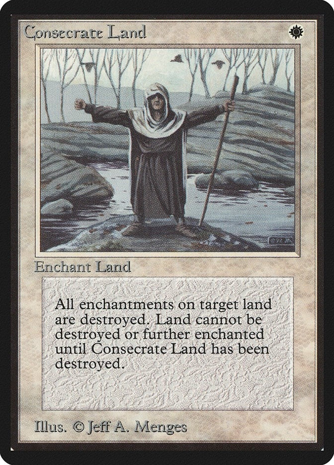 Consecrate Land [LEB] - MTG Single