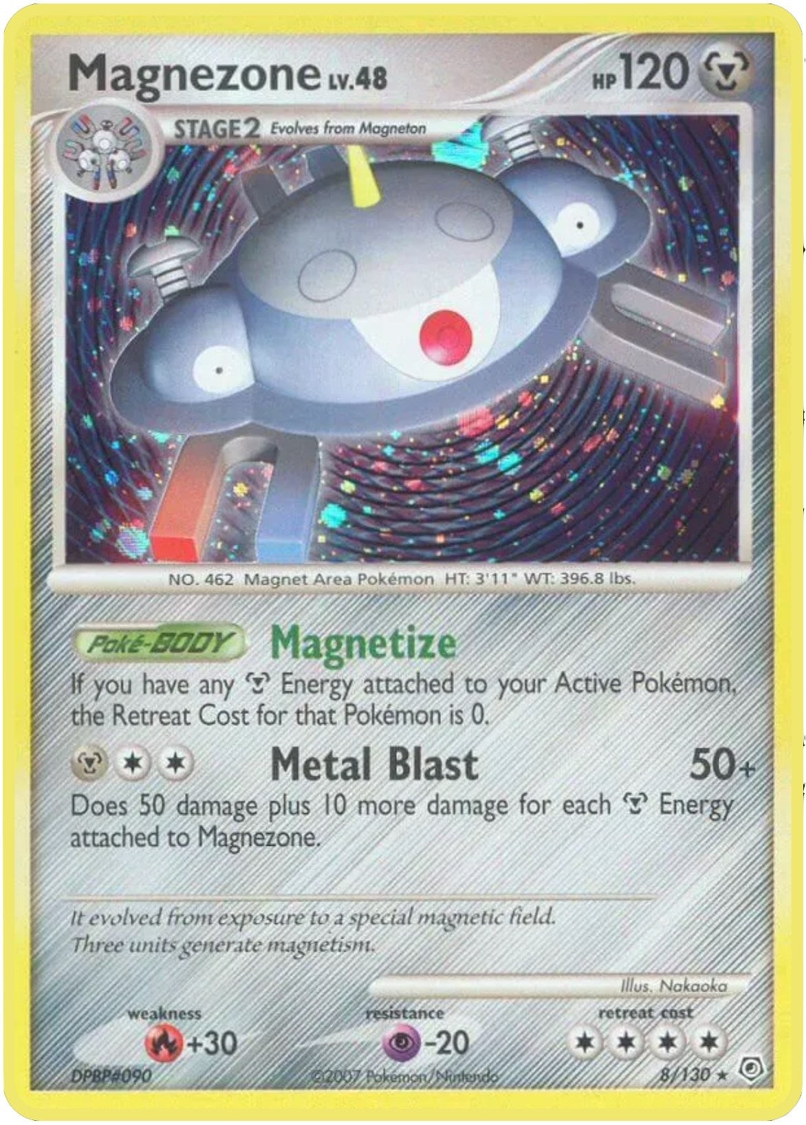 Image for Magnezone (8/130) (Diamond and Pearl) - Pokemon