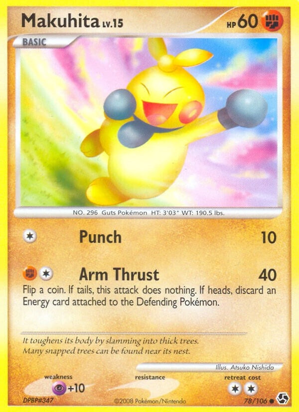 Image for Makuhita (78/106) (Great Encounters) - Pokemon