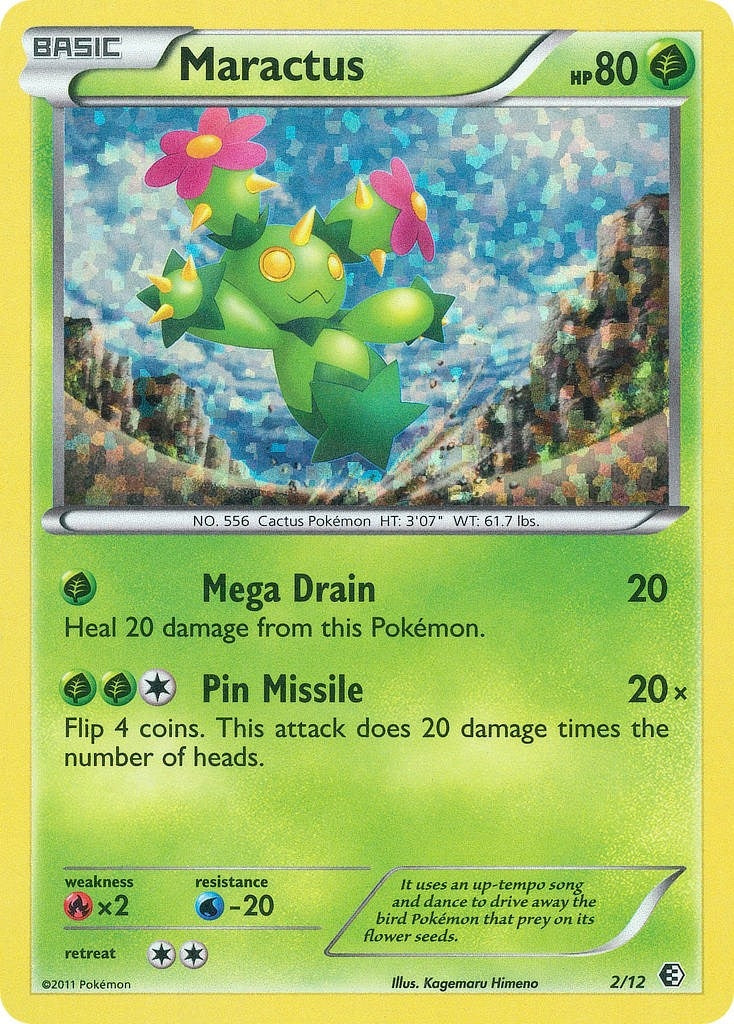 Image for Maractus (002/012) (McDonald's Promos 2011) - Pokemon