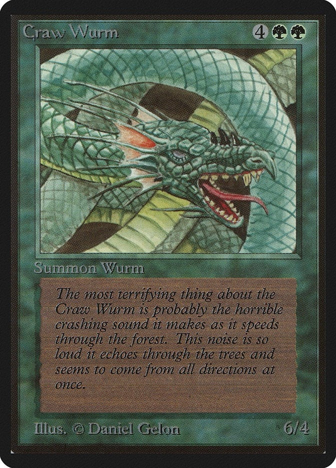 Craw Wurm [LEB] - MTG Single