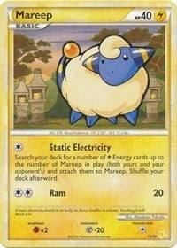 Image for Mareep (#13) (13/30) (HGSS Trainer Kit: Gyarados & Raichu) - Pokemon