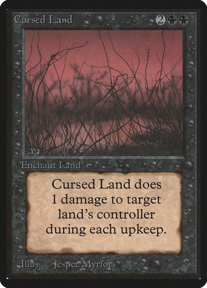 Cursed Land [LEB] - MTG Single