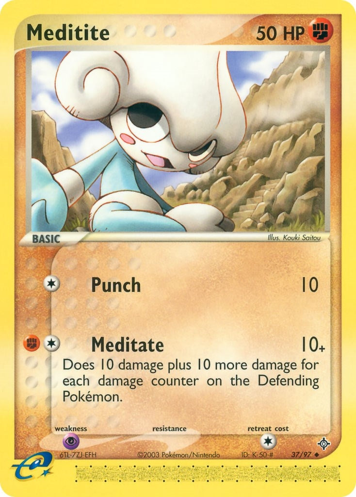 Image for Meditite (37/97) (Dragon) - Pokemon