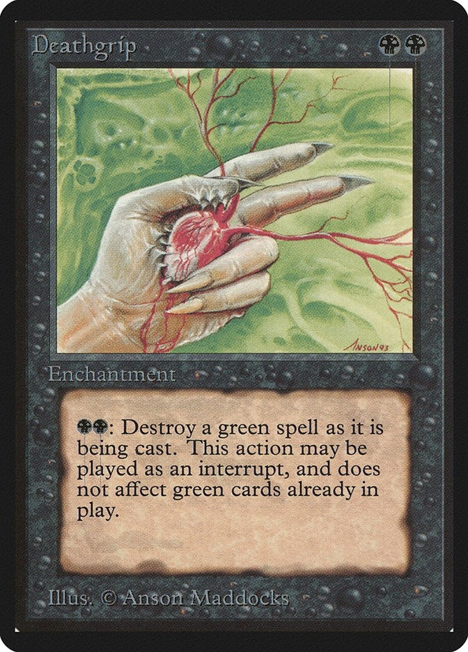 Deathgrip [LEB] - MTG Single