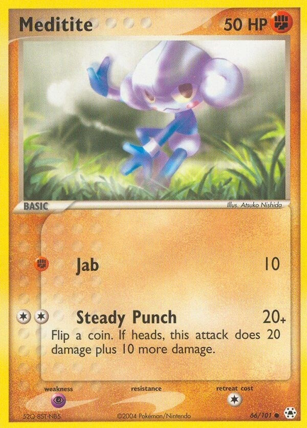 Image for Meditite (66/101) (Hidden Legends) - Pokemon