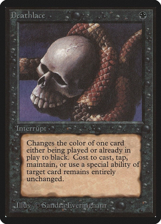 Deathlace [LEB] - MTG Single