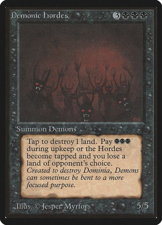 Demonic Hordes [LEB] - MTG Single