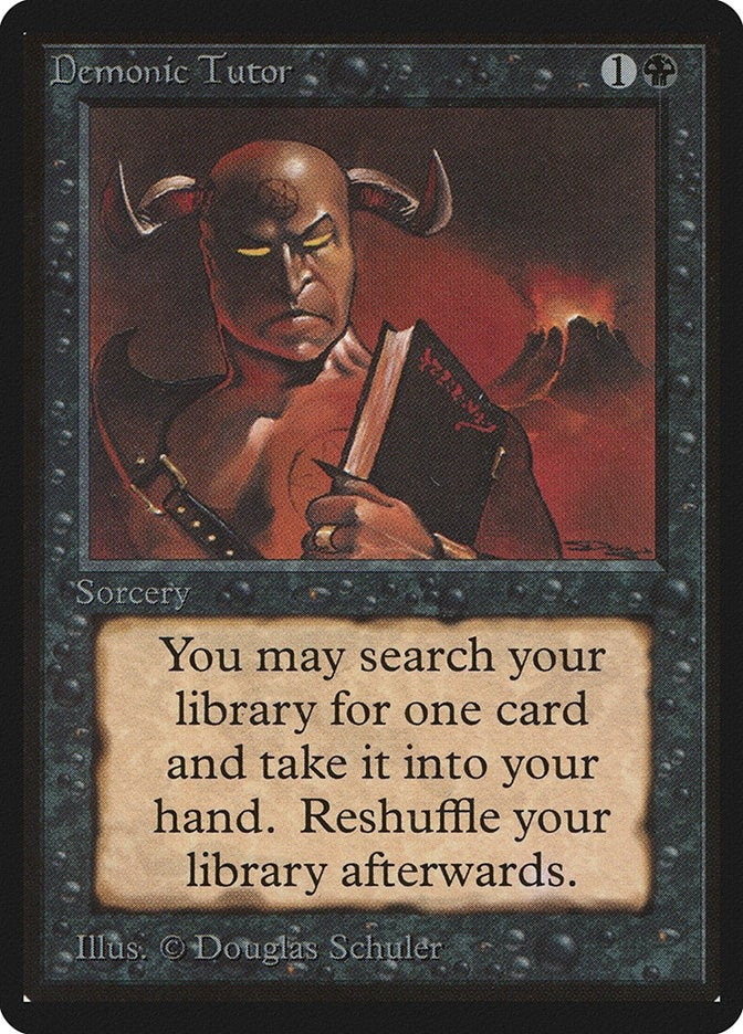Demonic Tutor [LEB] - MTG Single