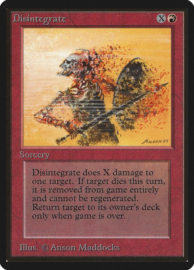 Disintegrate [LEB] - MTG Single