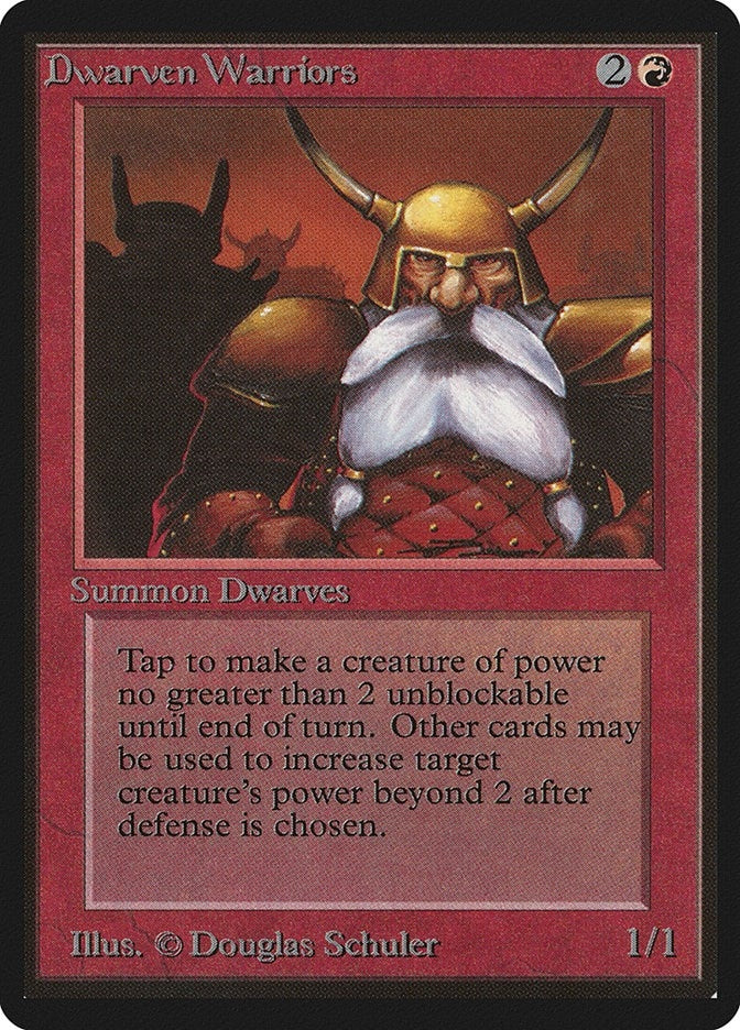 Dwarven Warriors [LEB] - MTG Single