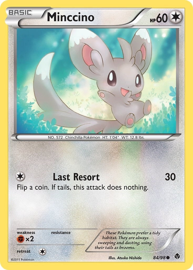 Image for Minccino (84/98) (Emerging Powers) - Pokemon