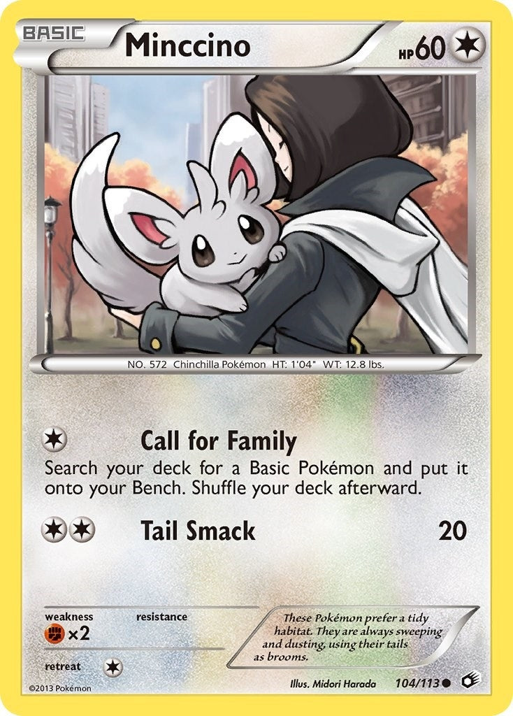 Image for Minccino (104/113) (Legendary Treasures) - Pokemon