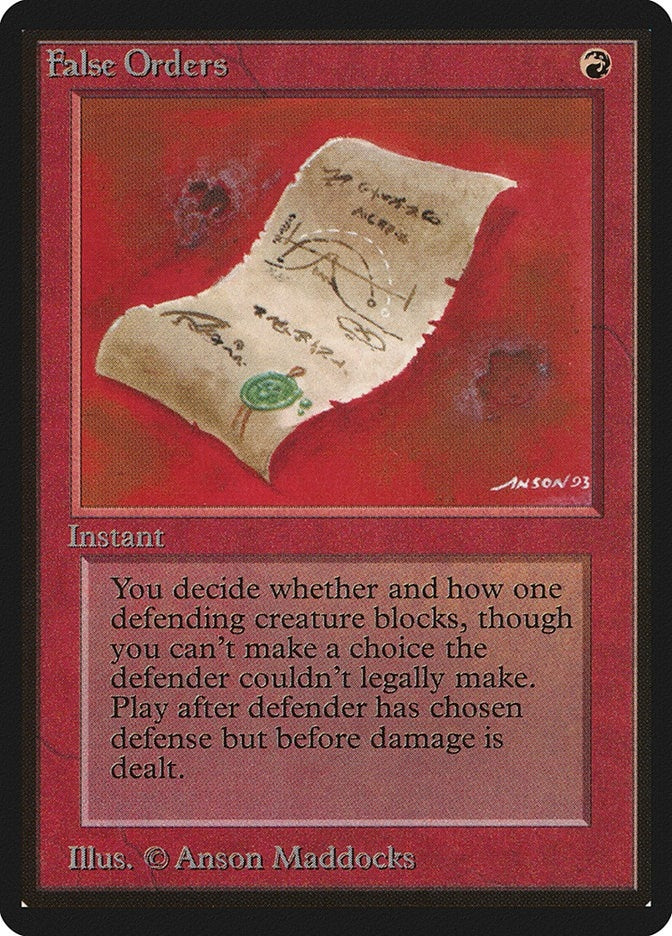False Orders [LEB] - MTG Single