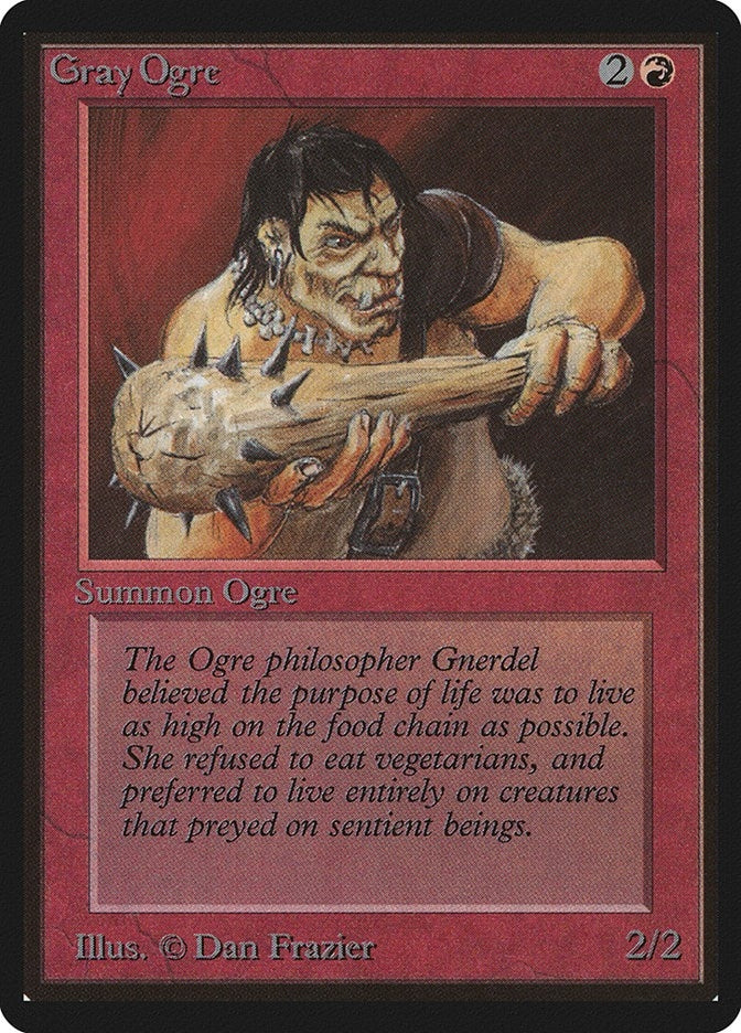 Gray Ogre [LEB] - MTG Single