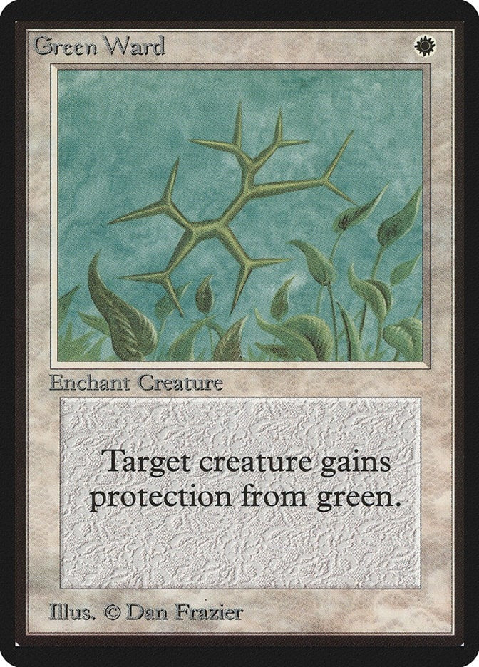 Green Ward [LEB] - MTG Single