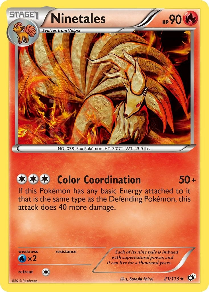 Image for Ninetales (21/113) (Legendary Treasures) - Pokemon