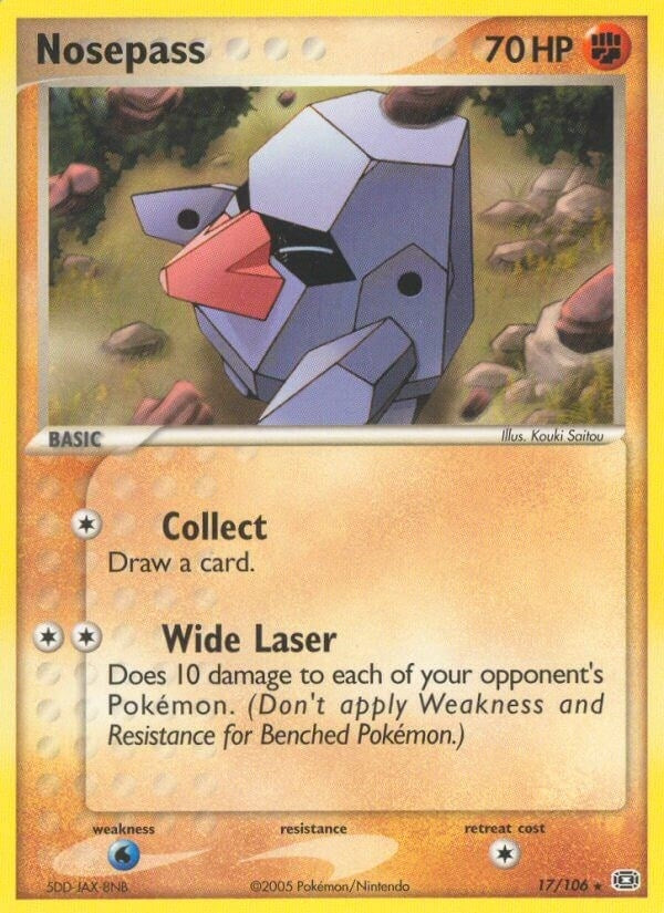 Image for Nosepass (17/106) (Emerald) - Pokemon