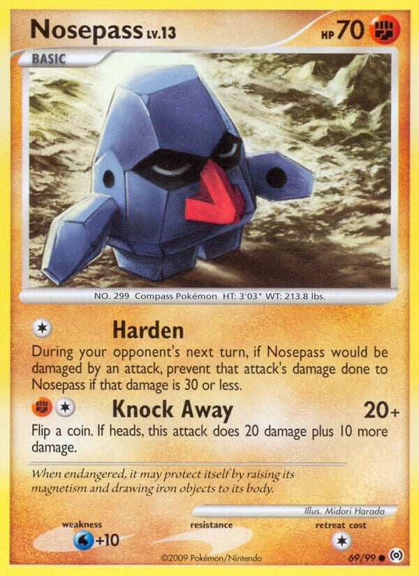 Image for Nosepass (69/99) (Arceus) - Pokemon